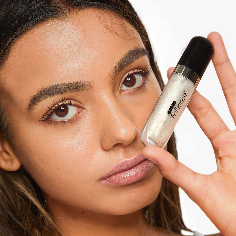 Fiona Frills Makeup Moisturizing Lip Gloss in Pearly Y2K Frilliance